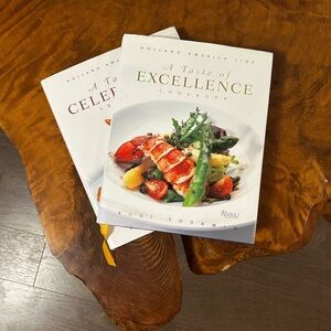 Holland America Line Signature Cookbook Set -Taste of Excellence and Celebration